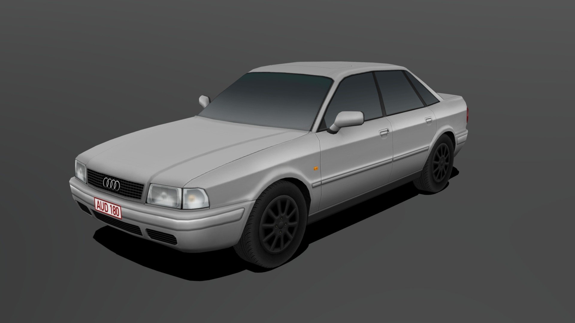 My old car, diffuse-only handpainted textures 3d model