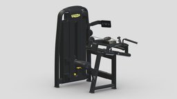 Technogym Selection Upper Back bike, room, cross, set, stepper, cycle, sports, fitness, gym, equipment, vr, ar, exercise, training, professional, machine, commercial, fit, weight, workout, excite, weightlifting, elliptical, 3d, home, sport, gyms, myrun