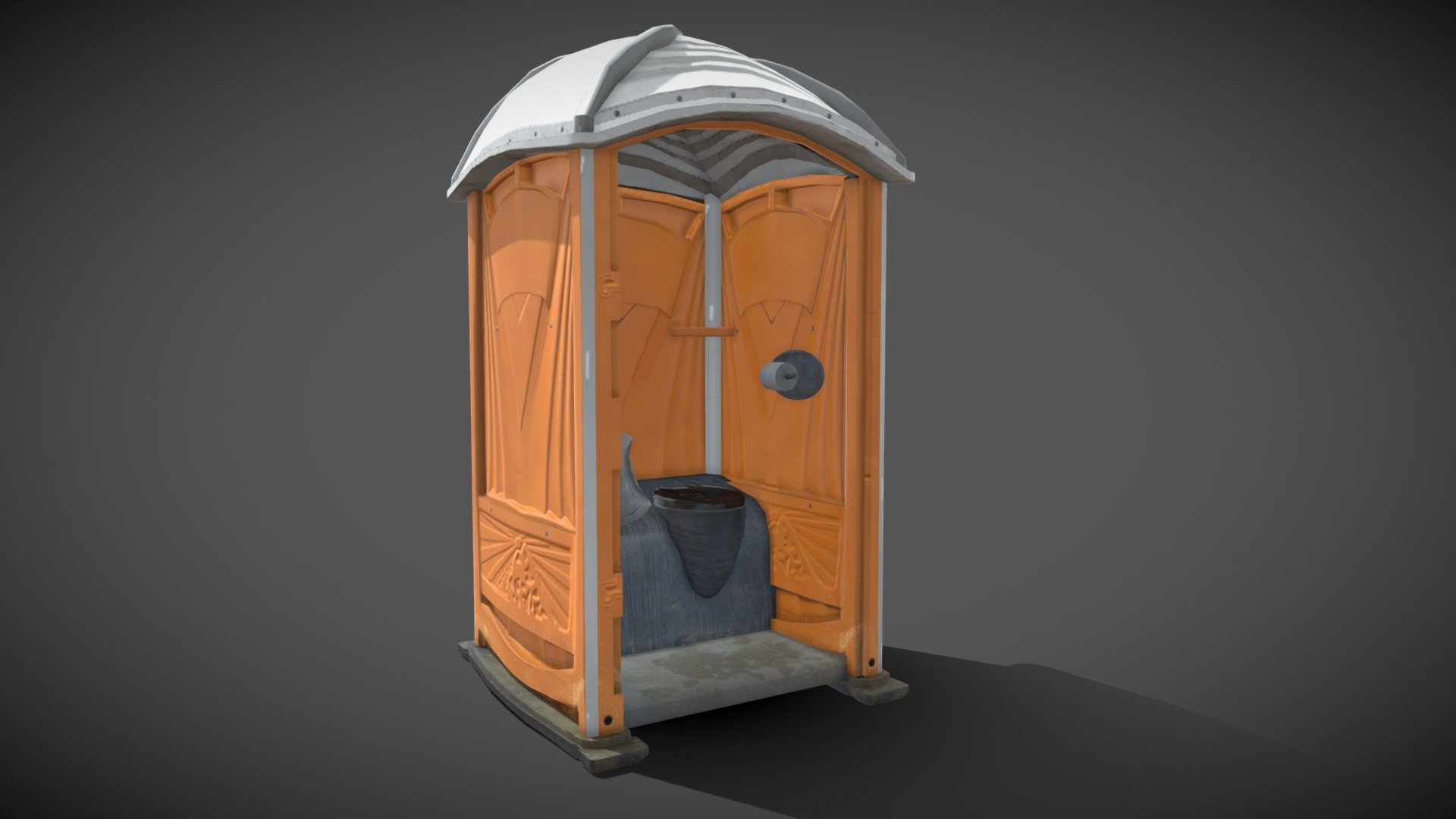One of the assets that I made while I was working on a month-short contract for Henry G20 group.

It is a portapotty that was in a detention cell 3d model