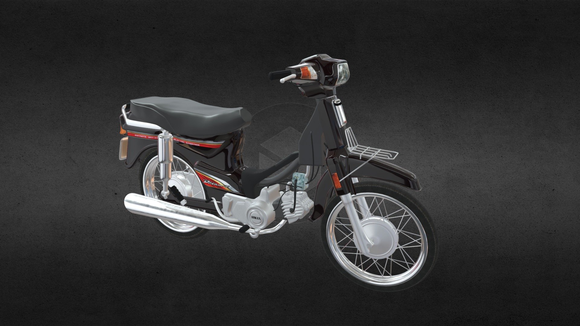 Honda Motor Dream - Xe May Dream 
Motor bike Honda in Viet Nam - Honda Motor Dream - Xe May Dream - 3D model by hmax.3d 3d model
