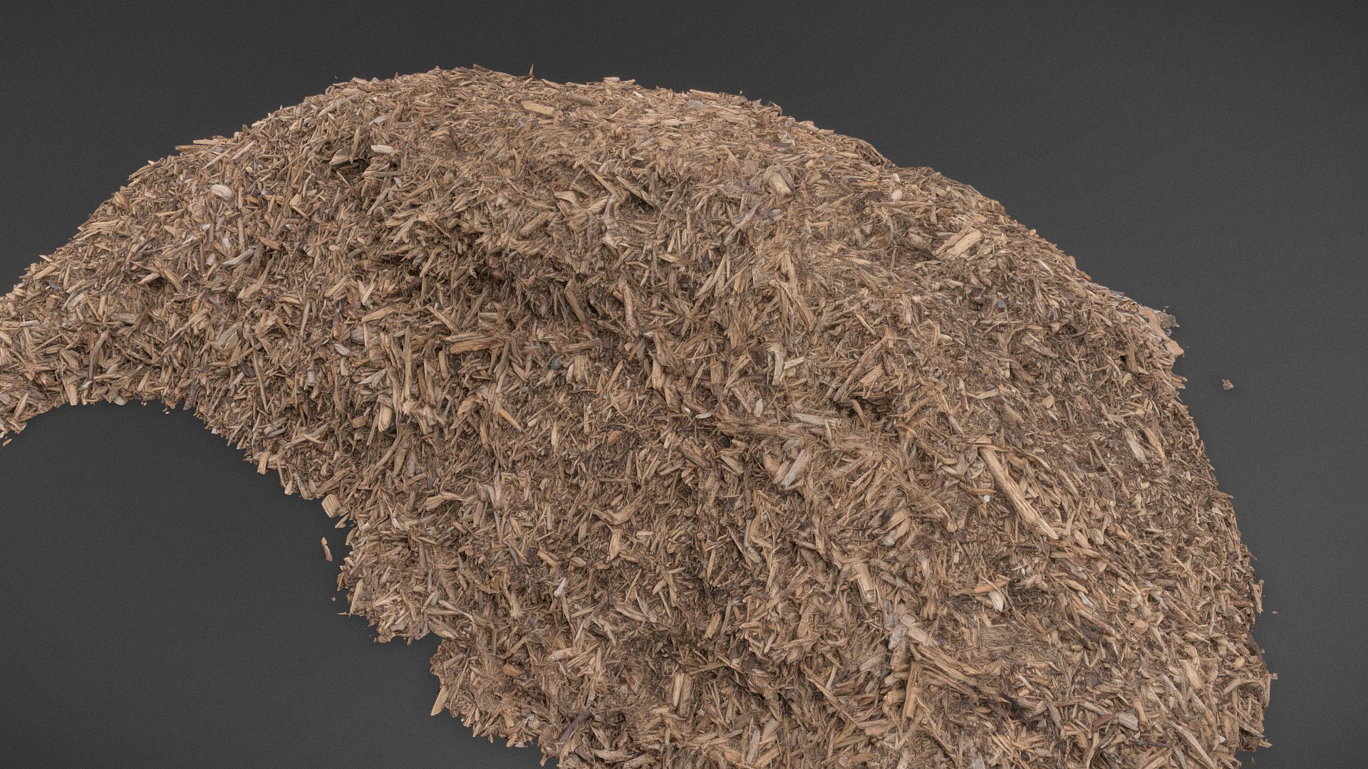Wood shredded wood woodchips wooden chips shards mulch pulp bark pile heap

photogrammetry scan (150x24mp), 4x8k textures + hd normals - Shredded wood chips pile - Buy Royalty Free 3D model by matousekfoto 3d model