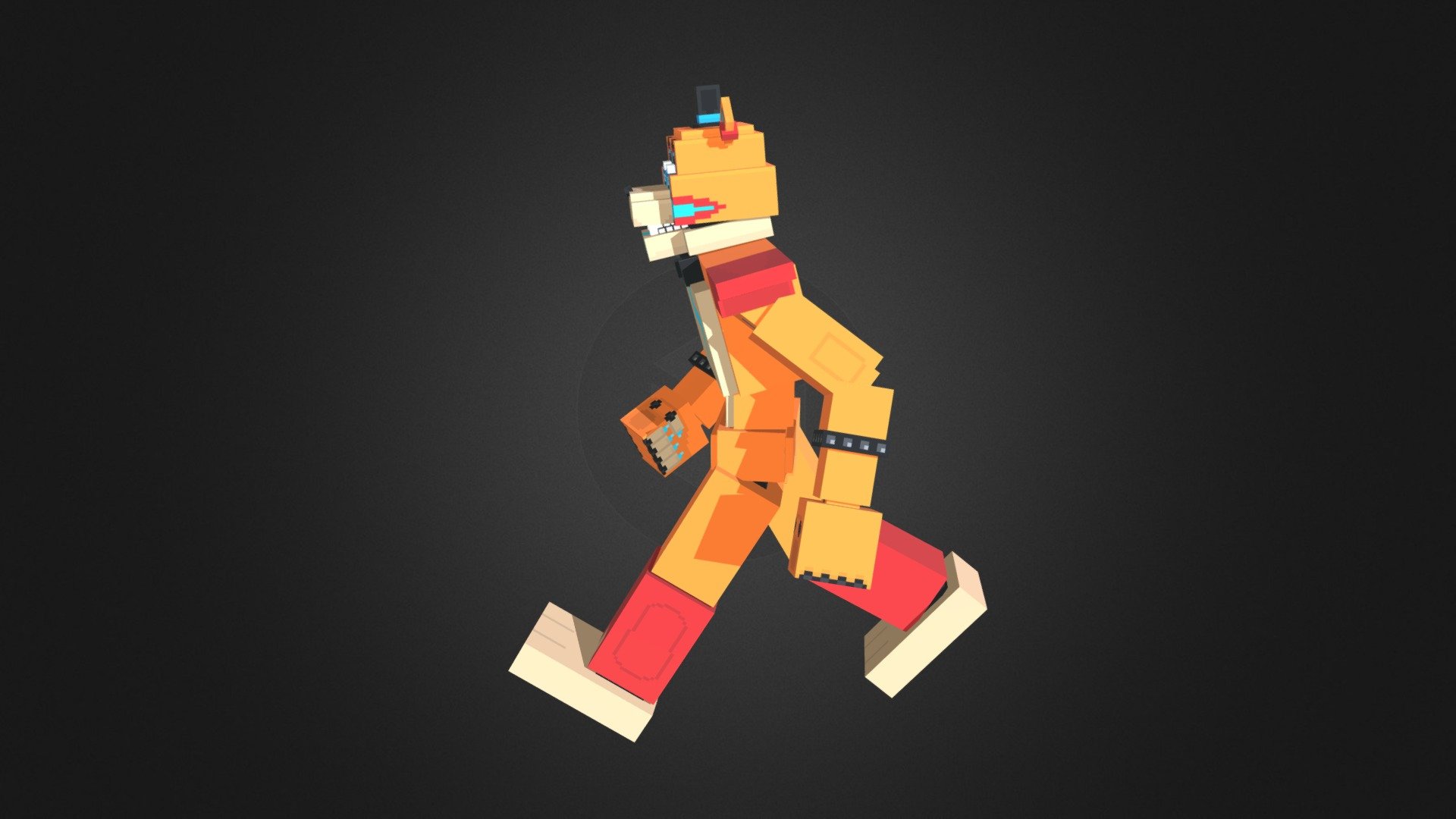 Model create for ModelEngine. This is blockbench model
Has 3 animations.
Walking, idle and death

To contact me: foramonstream@yandex.ru - Glamrock Freddy FNAF Security Breach Minecraft - Download Free 3D model by ForaMon 3d model
