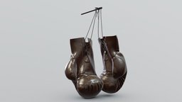 Vintage / Old boxing gloves boxing, box, gloves, sportswear, olympic-games, sporthobbies, sport