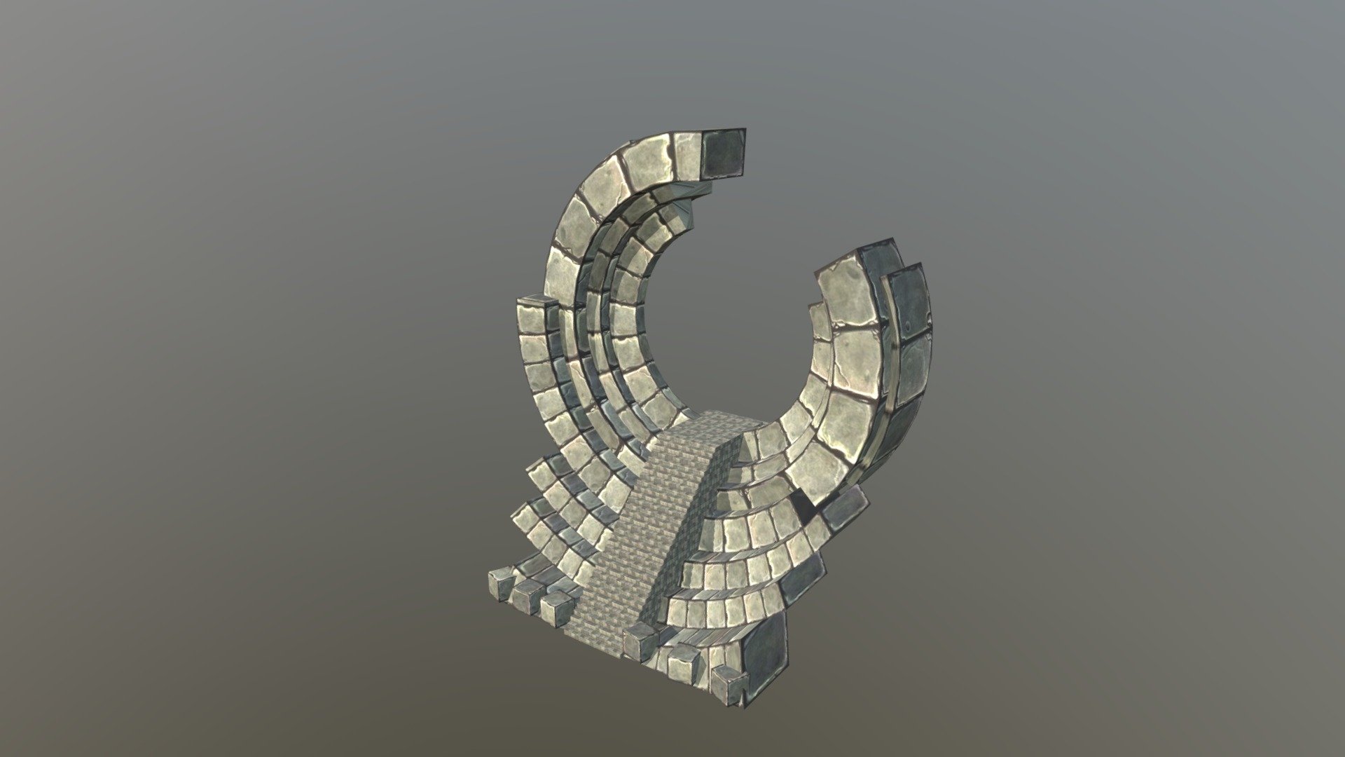 GATE STONE - 3D model by renderinmax 3d model