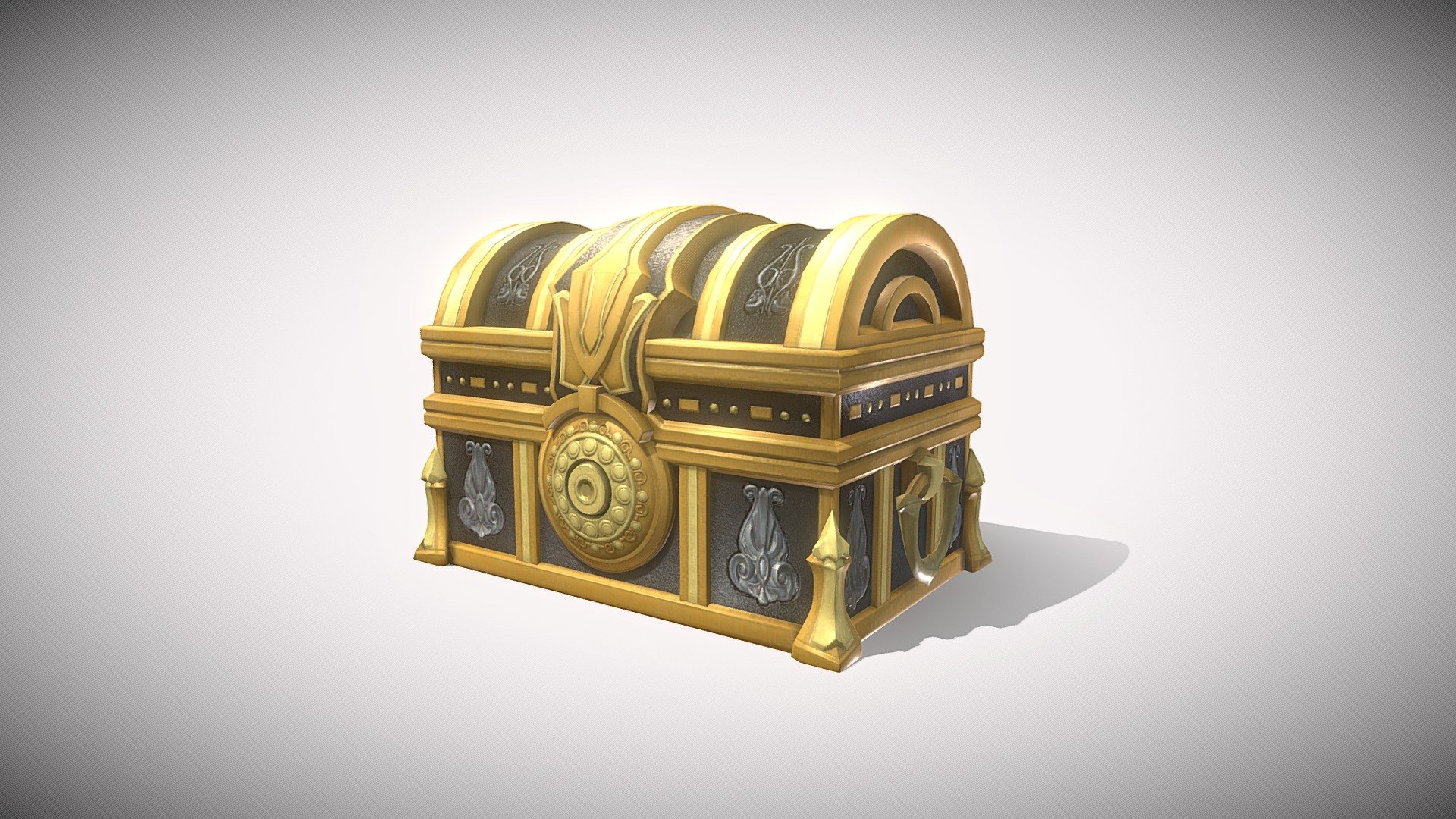 Loot Box animated and rigged.




Model: 4273 triangles, 3572 vertices.

Rig: type generic.

Anims: 3.

Clips: start, loop, finish.

Mats: diffuse, normal and metallic.

Res: 1024 x 1024.
 - Loot Box - Buy Royalty Free 3D model by Jacob Shearston (@JacobShearston) 3d model