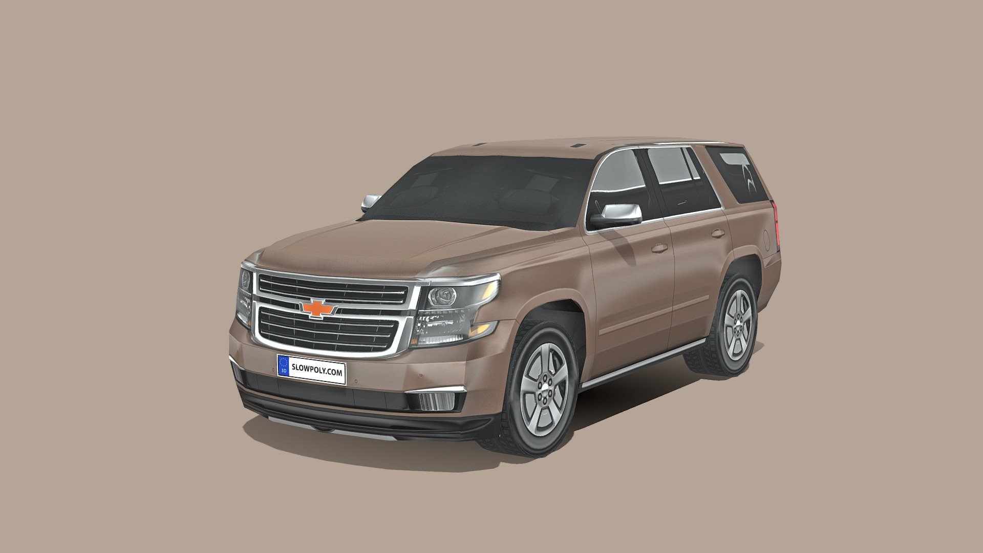 Great low poly car asset for you. 4000px textures, and included PSD file so you can easily change the color! - Chevrolet Tahoe 2015 - Buy Royalty Free 3D model by slowpoly 3d model