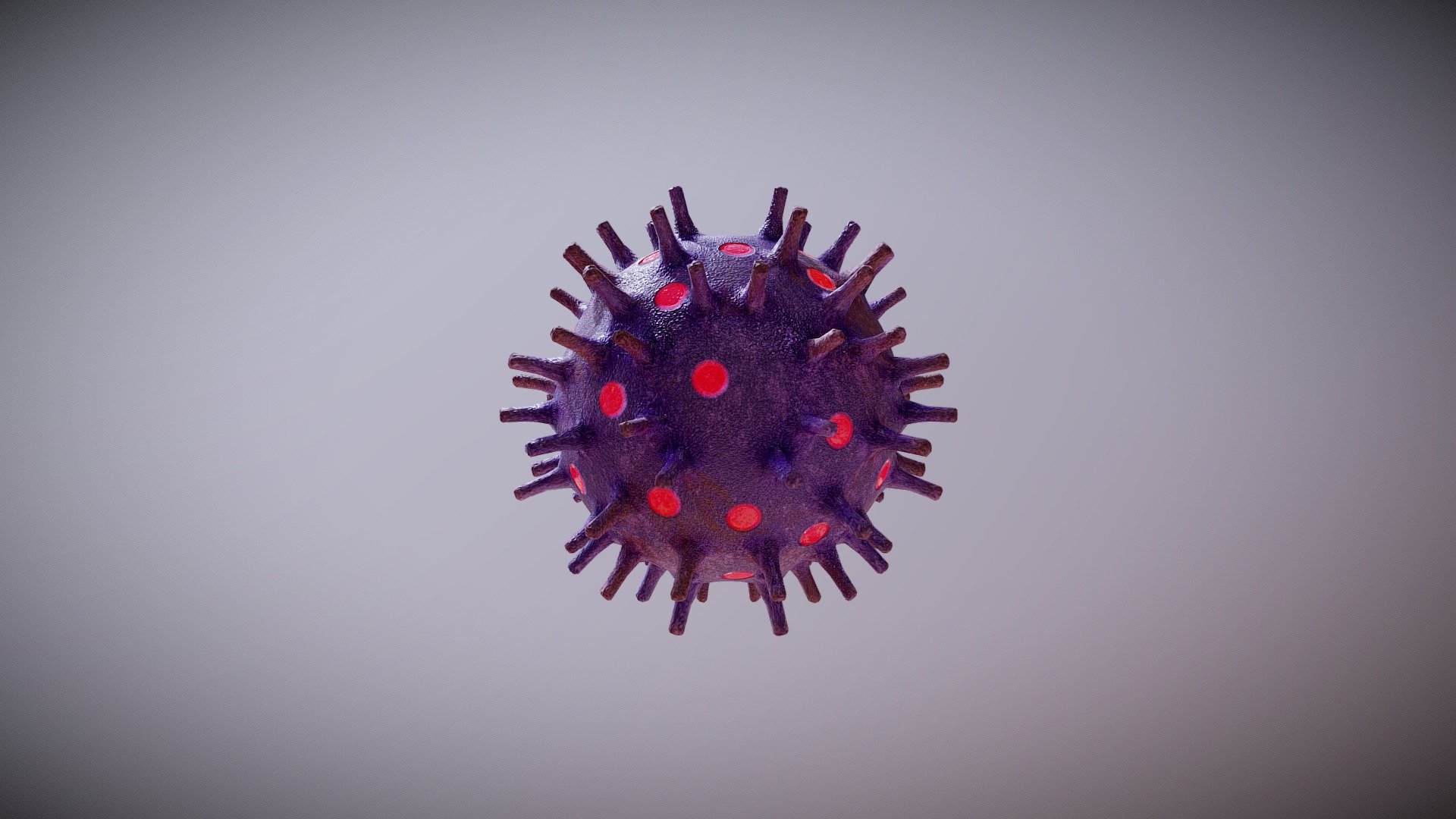 A simple Virus made fast 3d model