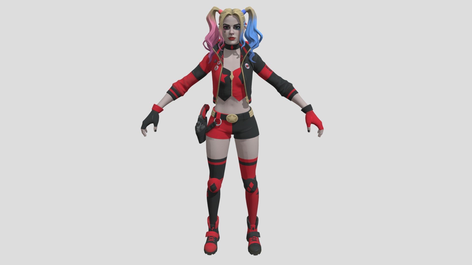 Fortnite: Harley Quinn V2 Original 3D Model by Epic Games from Fortnite free download for Unity and Unreal Engine!!!!!!!!!!!!!!!!!!

My Code Creator in Fortnite: TEAMEW - Fortnite: Harley Quinn V2 - Download Free 3D model by EWTube0 3d model