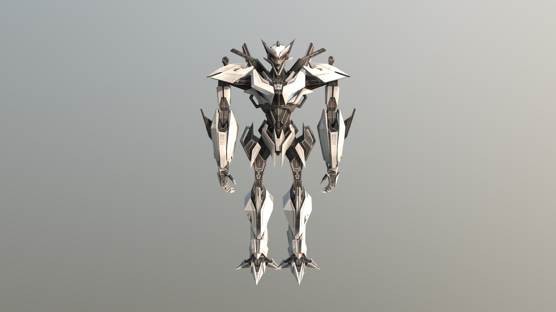 An Unrigged Model of Astraea From Jagex’s 2014 Transformers Universe With a Diffuse Texture and Edited into a Normal rest Pose for all Your Transformer needs 3d model