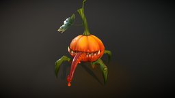 pumpkincrab halloween, pumpkin