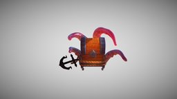 Mermaid Chest chest, anchor, octopus, tentacles, rope, mermaid, cofre, colorfull, pulpo, tentaculos, estilizado, gameart, gameasset, stylized