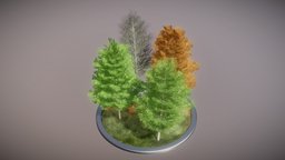 Platane 12m trees, tree, green, plant, game-ready, seasons, vis-all-3d, platane, 3dhaupt, software-service-john-gmbh, low-poly, blender3d, wood, leaves