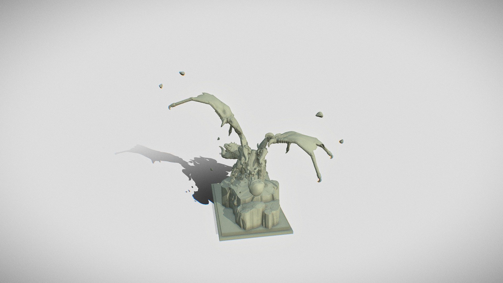 Dragon based on the dragon of Mordiford myth for my senior thesis - Mordiferian Dragon - 3D model by rivercull 3d model