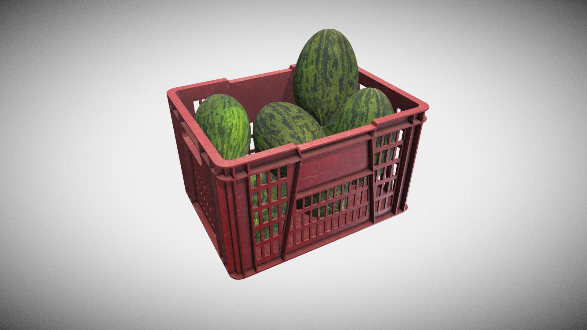 Stock Water Melons - Buy Royalty Free 3D model by Francesco Coldesina (@topfrank2013) 3d model