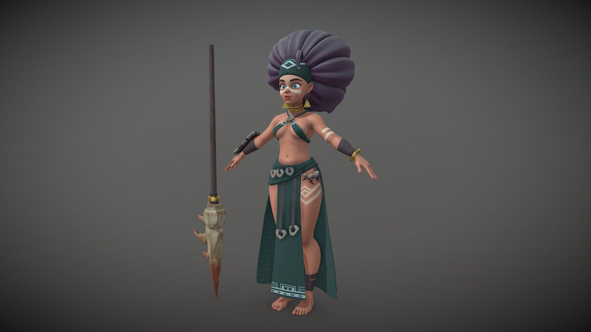 Character Girl Native: Body + Cloth + Weapon

Subdivition Readly + UV+ Texture

Model for Films and Game Render, TVC .

I listen to all questions and requests, thank you - Girl  Native Sexy Stylized - Buy Royalty Free 3D model by Cau Hi (@nt.chitam) 3d model
