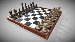 Chess Board unwrap, game, pbr, chess