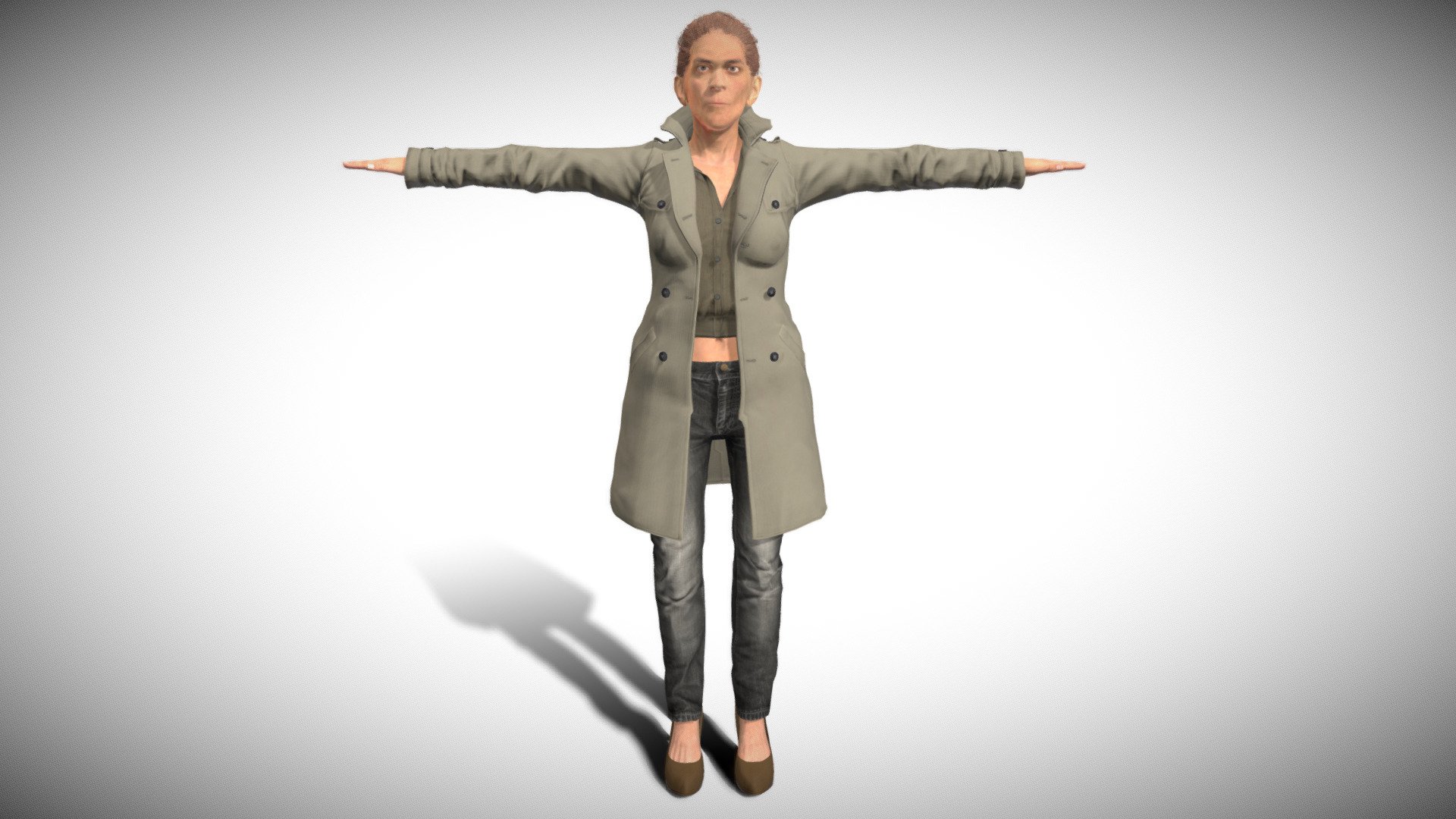 Character - Detective mature woman

Short story:

Sarah Williams is a brave and dedicated police chief in the city of New York. Sarah has spent years fighting crime on the streets of the Big Apple, and now she faces her greatest challenge: a gang of dangerous criminals who have been wreaking havoc in the city.

Product description:




T-pose

Game ready

low poly

Rigged character

Facial Blendshapes

Full Clothed

Realistic hair

FBX embedded textures

www.luciddreamsvisuals.com.ar - Detective mature woman - Buy Royalty Free 3D model by Lucid Dreams (@vjluciddreams) 3d model