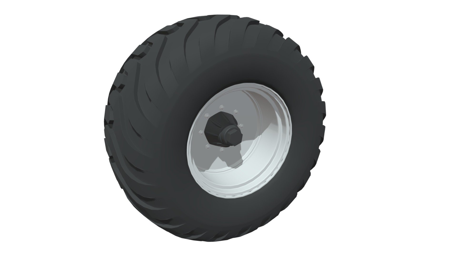 High quality 3d model of an off road tire 3d model