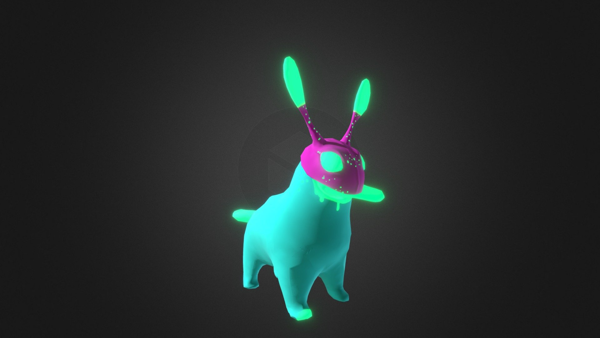 A character I made for the Global Game Jam (2018) for my teams little game called Transmission Mission 3d model