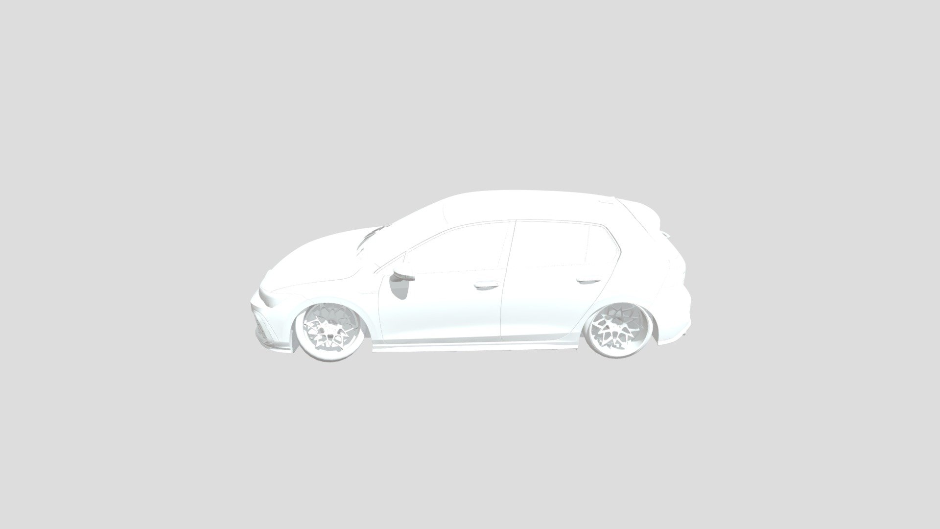 VW GTI for your own roleplay game 3d model