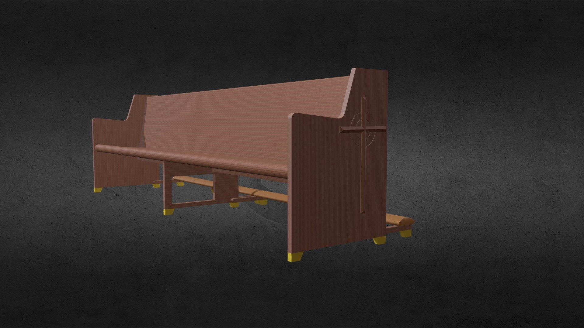 This is just a piece of church furniture that I modeled a while ago.
It is part of a whole series of furniture, decorative elements, even religious images framed in 3D and that I will be uploading soon - Church Bench - 3D model by Henry Shepard (@quiqueshepard) 3d model