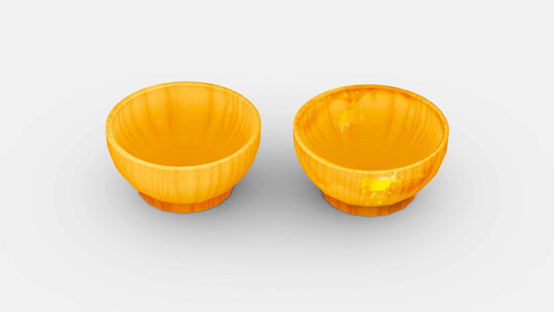 Cartoon wooden bowl - dirty bowl - Cartoon wooden bowl - dirty bowl - Buy Royalty Free 3D model by ler_cartoon (@lerrrrr) 3d model