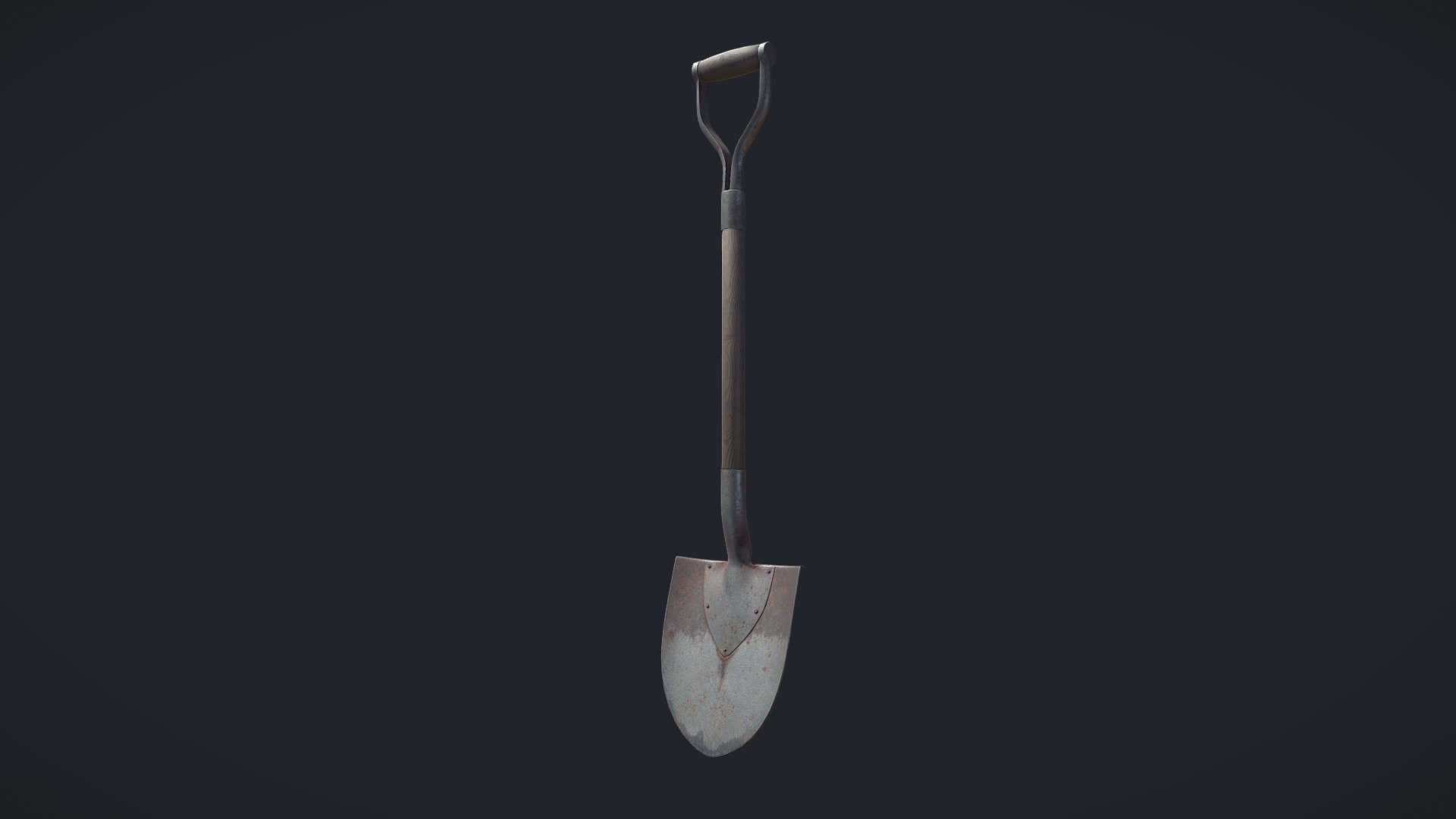 Vintage garden shovel - Shovel - Download Free 3D model by shuvalov.di 3d model