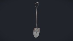 Shovel vintage, tools, old, shovel, spade, noai
