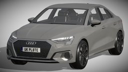 Audi A3 wheel, modern, wheels, european, drive, sedan, audi, urban, speed, family, germany, a3, realistic, comfort, contemporary, limousine, 2021, vehicle, design, car, sport, 2022