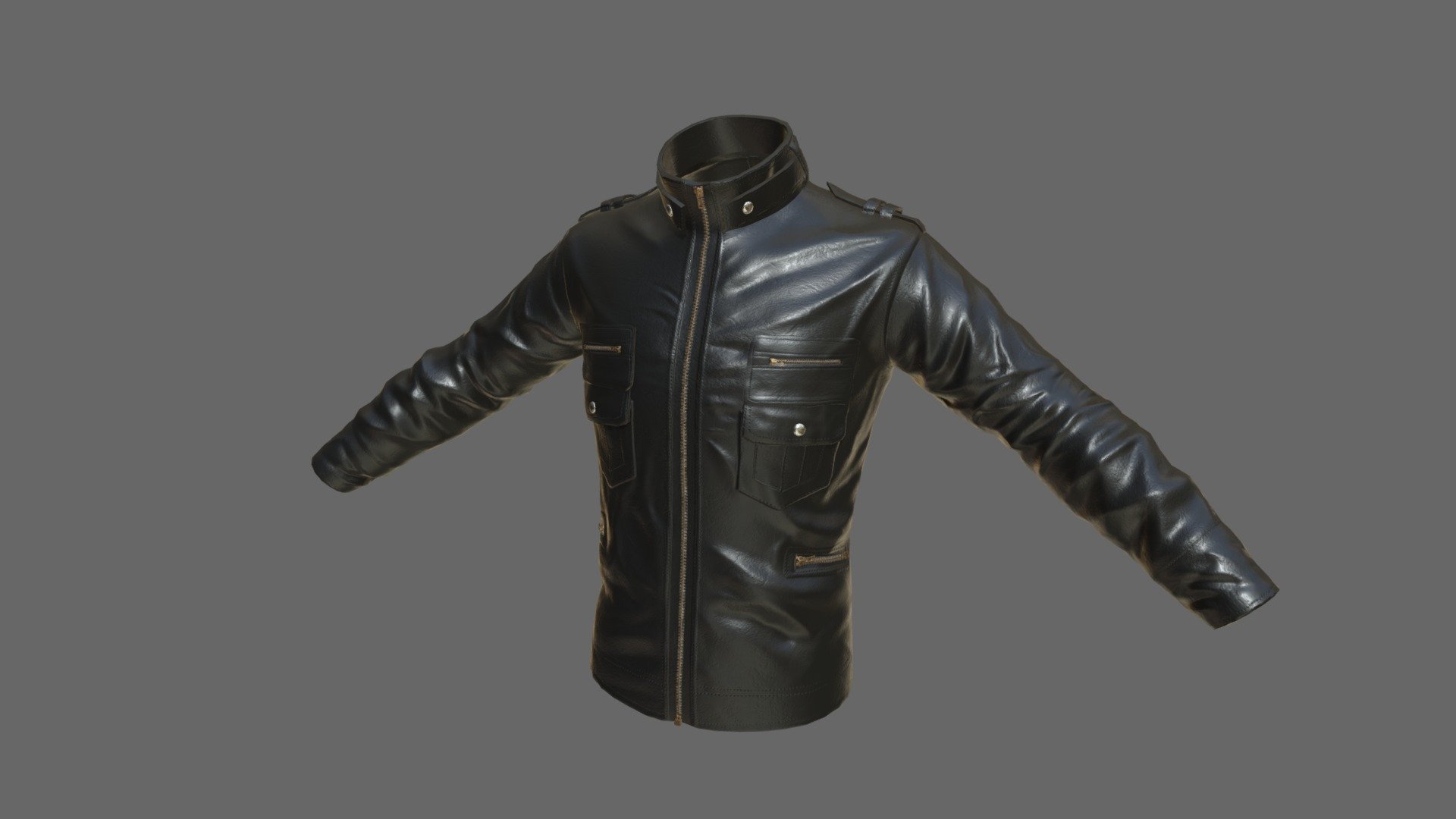 Jacket.
Tool: Maya, Zbrush, Substance Painter.
Size: 2048x2048 - JacketClothing - 3D model by Ashamen 3d model