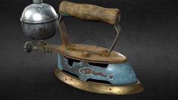 Coleman Gasoline Iron gasoline, lp, ready, props, old, iron, coleman, game, texture, lowpoly, gameart, gameasset