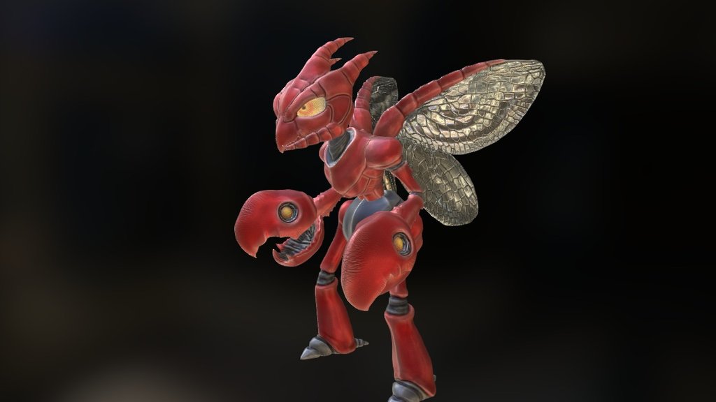 Fan-made sculpt of the Pokemon Scizor in ZBrush. Originally sculpted in 2012, textured in Substance in 2015 3d model