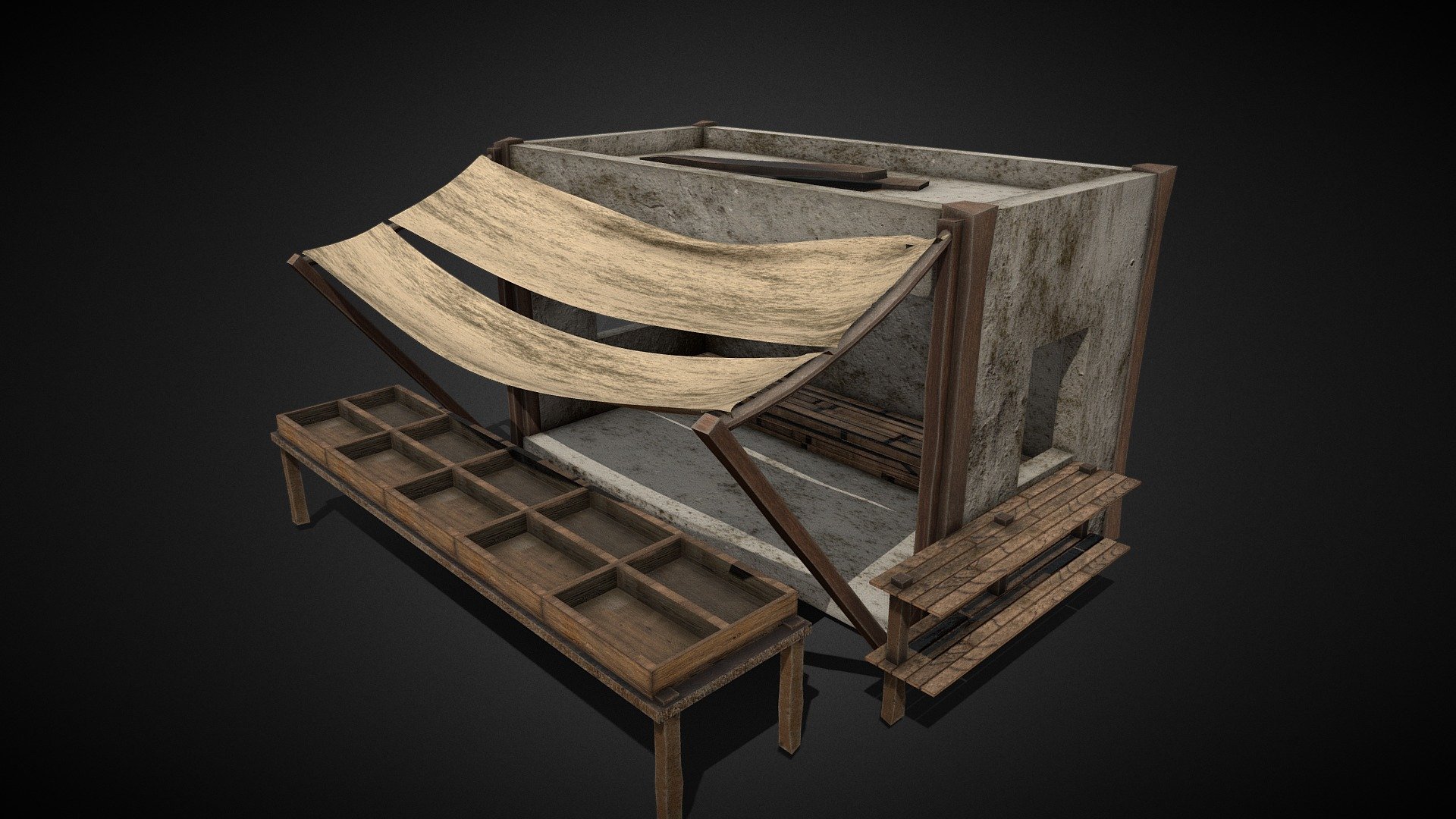 Reference Game Asset From Stronghold

The market is a one-time building, which provides access to trading raw materials, food and other commodities. Gold is exchanged in return, and a respective storage place (most of the time, stockpile, armoury or granary) with enough space has to be built in order to complete a transaction.

Create With Blender And Substance Painter

Note : You can email me if you need something or you need the blender file - Marketplace Medieval Game Asset - Buy Royalty Free 3D model by solodevelopment97 3d model
