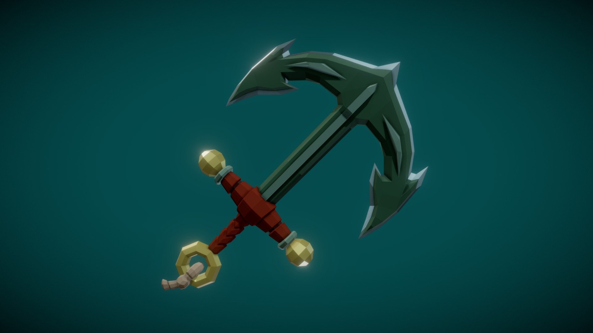 Swordtember2021 Day 8: #Anchor.
Tidecleaver.

Once wielded by a fearsome captain of the seas, cursed to roam the oceans forever.

Swordtember - Swordtember 2021 Day 8: Anchor - 3D model by Liberi Arcano (@LiberiArcano) 3d model