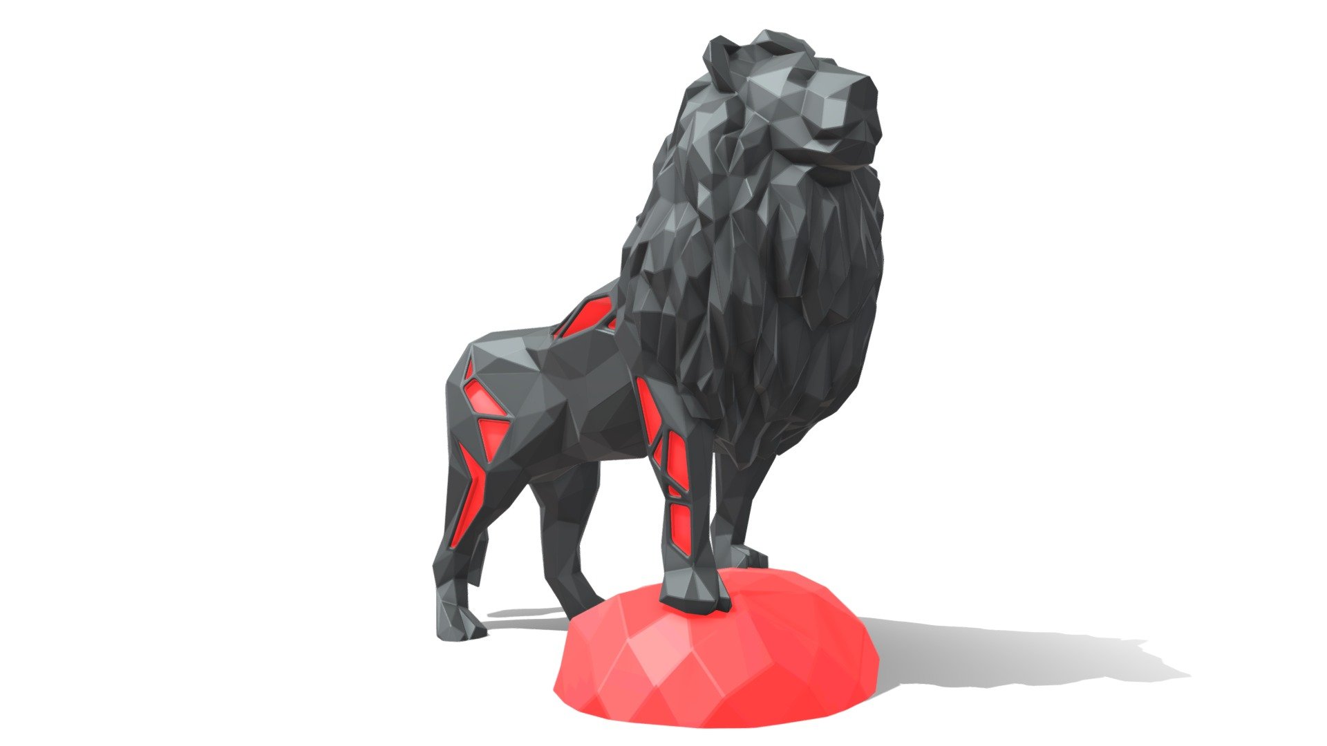 Polygonal 3D Model with Voronoi Style modeling with gold material, make it recommend for :


Basic modeling 
Rigging 
sculpting 
Become Statue
Decorate
3D Print File
Toy

Have fun  :) - Voronoi Poly Lion Rock - Buy Royalty Free 3D model by Puppy3D 3d model
