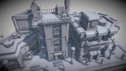 WIP2_Steampunk Cityscape steampunk, square, buildings, houses, realtime, vr, posed, girl, cartoon, asset, 3d, blender, lowpoly, model, mobile, gameasset, city, animal, free, download, rigged, highpoly, guy, squiar