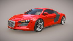 Audi R8 redesign sports car