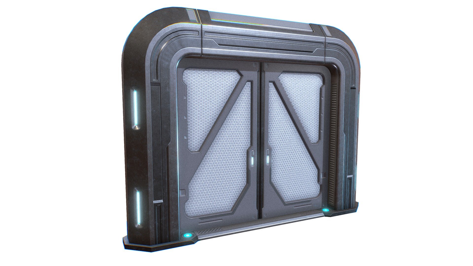 Hi! I hasten to present the next props for the environment, in the form of a Sci-fi door with built-in animation of opening and closing.   you are familiar with the program for texturing, you can easily make your own texture for your environment for this there are all the necessary baked maps are a separate archive with the fbx file! The archive contains 2 files with separate opening and closing animations! And there is one file that contains 2 animations at once and you can select them. Sci-fi door is suitable for game engines, Unity and Ue4 tested on the latest releases! Only you will need to make a collision, but I think it will not be difficult who understands this!If you have any questions it is better to ask before buying than after!

p/s An object uploaded to Sketchfab has one unified animation, all the correct files are in archives 3d model