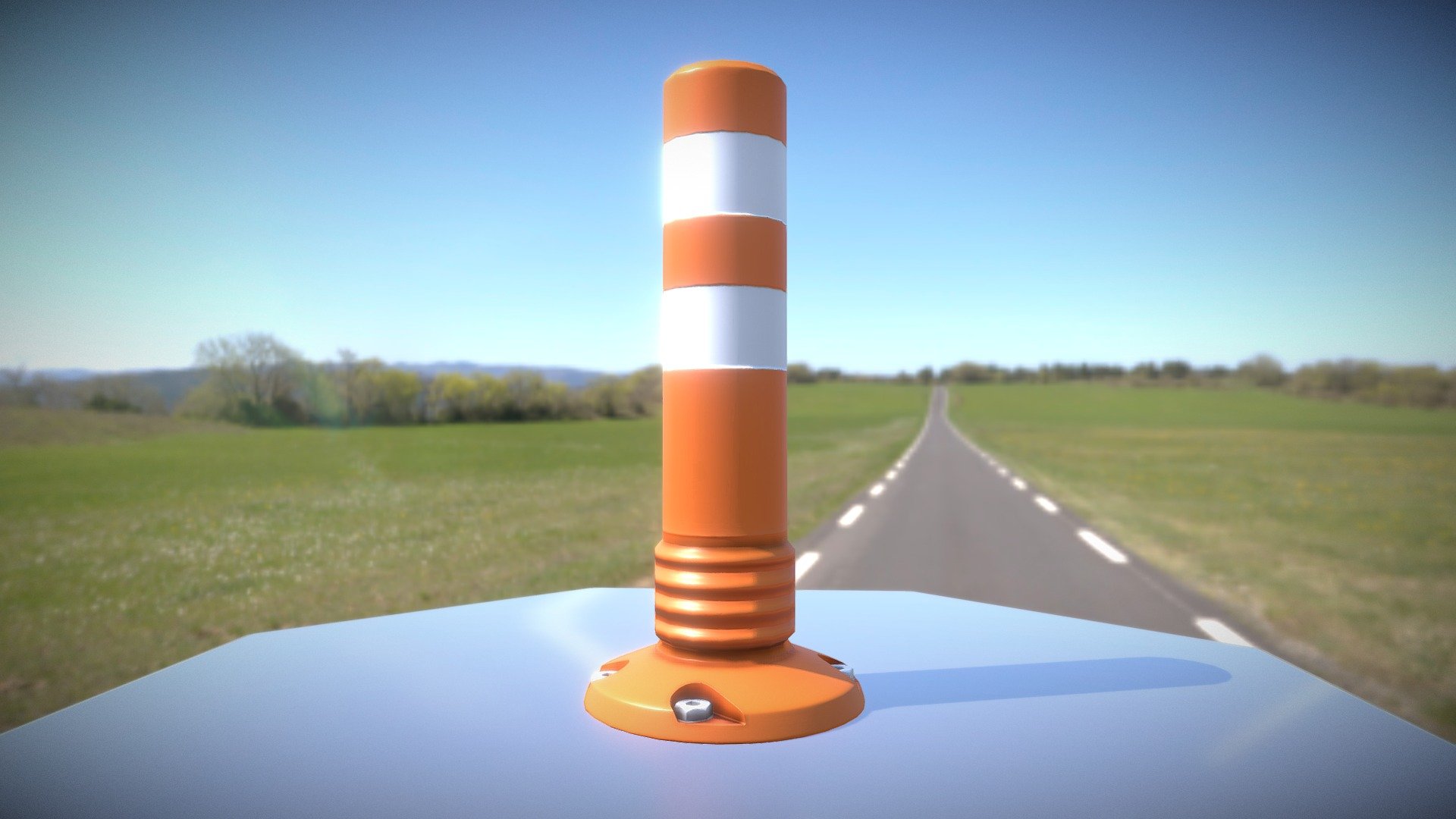 Here is the 450mm version of an low-poly traffic delineator from Germany.

Maybe interesting for city planning or video games.



Available Textures:

-Diffuse map
-Normal map



Available formats:

Collada (.dae)

DirectX (.X)

X3D (.x3d)

Autodesk FBX (.fbx)

Alias/WaveFront Material (.mtl)

OBJ (.obj)

Blender (.blend)

3D Studio (.3ds)

DXF (.dxf)

Agisoft Photoscan (.ply)

Stereolithography (.stl)

VRML (.wrl, .wrz)


 - Traffic Delineator Flexipoller (450mm) low-poly - Buy Royalty Free 3D model by VIS-All-3D (@VIS-All) 3d model