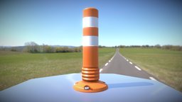 Traffic Delineator Flexipoller (450mm) low-poly