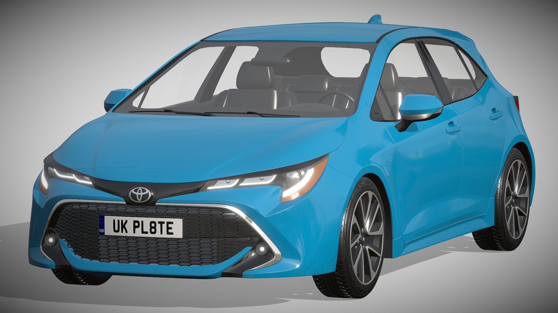 Toyota Corolla Hatchback 2021

https://www.toyota.com/corollahatchback/2021/

Clean geometry Light weight model, yet completely detailed for HI-Res renders. Use for movies, Advertisements or games

Corona render and materials

All textures include in *.rar files

Lighting setup is not included in the file! - Toyota Corolla Hatchback 2021 - Buy Royalty Free 3D model by zifir3d 3d model