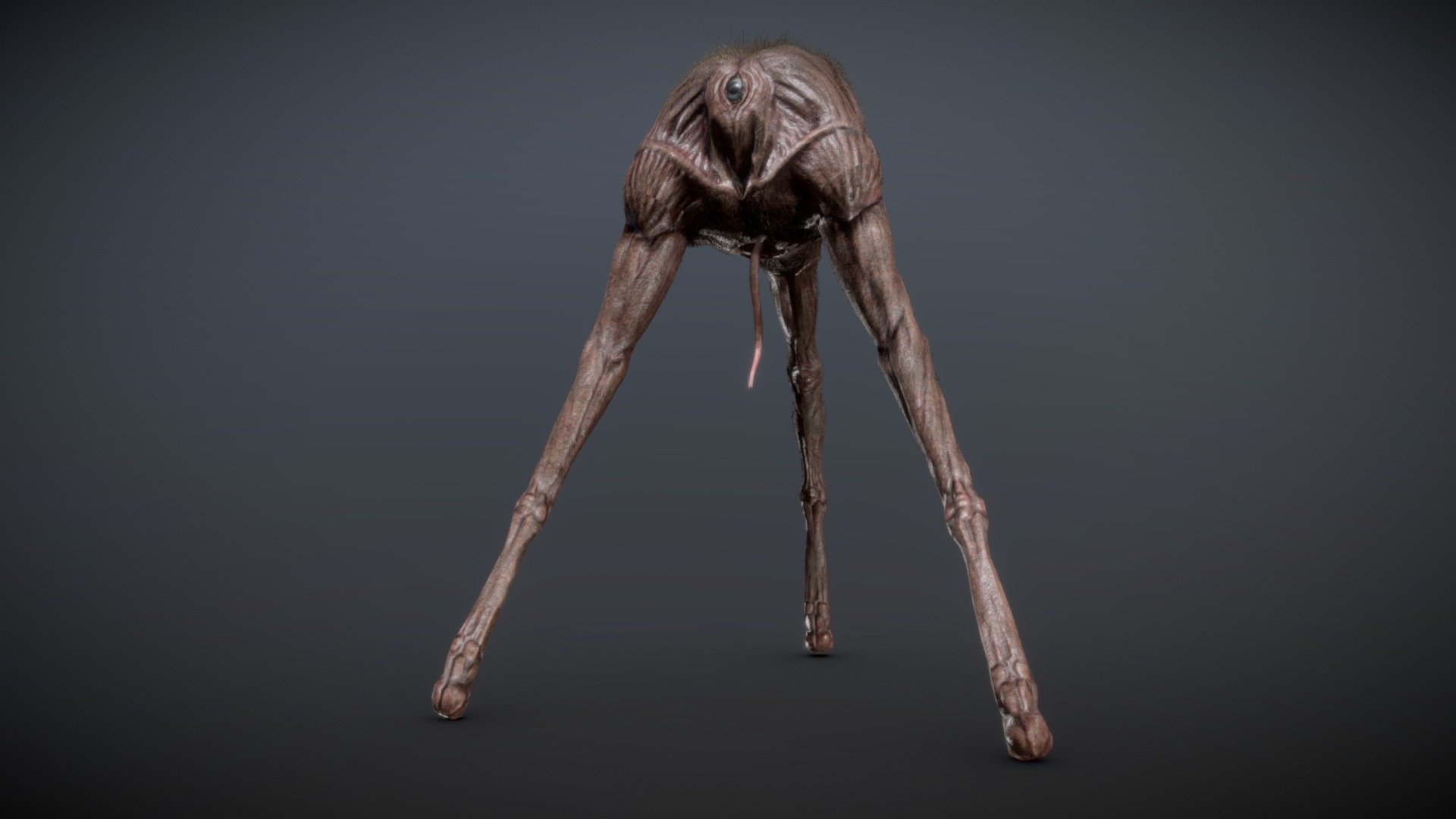 Three legged cyclops creature - Tripod - Buy Royalty Free 3D model by benbeauart 3d model