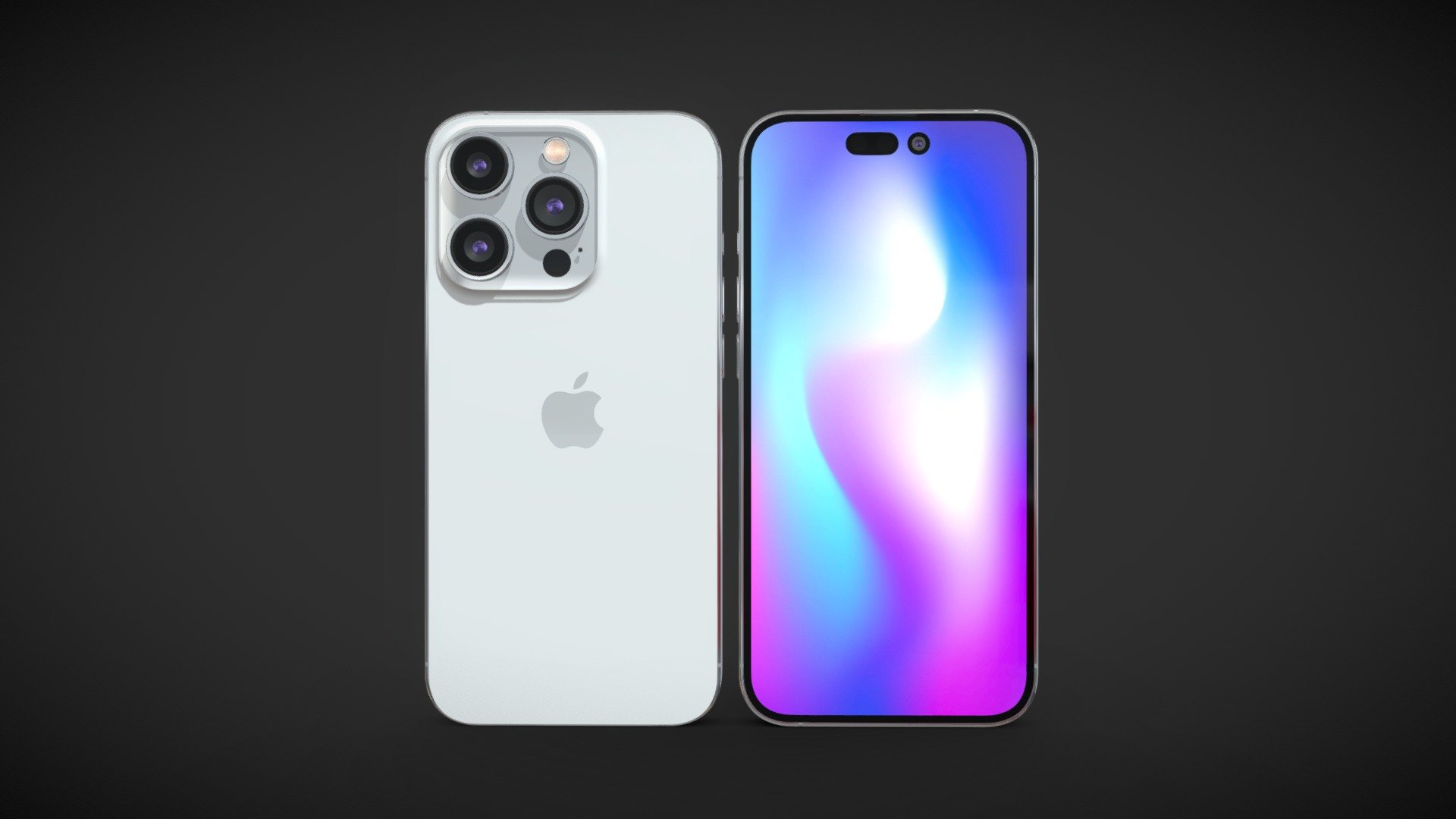 Realistic (copy) 3d model Apple iPhone 14 Pro v1.

This set:


1 file obj standard
1 file 3ds Max 2013 vray material
1 file 3ds Max 2013 corona material
1 file of 3Ds
1 file e3d full set of materials.
1 file cinema 4d standard.
1 file blender cycles.
1 file STL

Topology of geometry:
- forms and proportions of The 3D model
- the geometry of the model was created very neatly
- there are no many-sided polygons
- detailed enough for close-up renders
- the model optimized for turbosmooth modifier
- Not collapsed the turbosmooth modified
- apply the Smooth modifier with a parameter to get the desired level of detail

Organization of scene:
- to all objects and materials
- real world size (system units - mm)
- coordinates of location of the model in space (x0, y0, z0)
- does not contain extraneous or hidden objects (lights, cameras, shapes etc.) - Apple iPhone 14 Pro v1 - Buy Royalty Free 3D model by madMIX 3d model