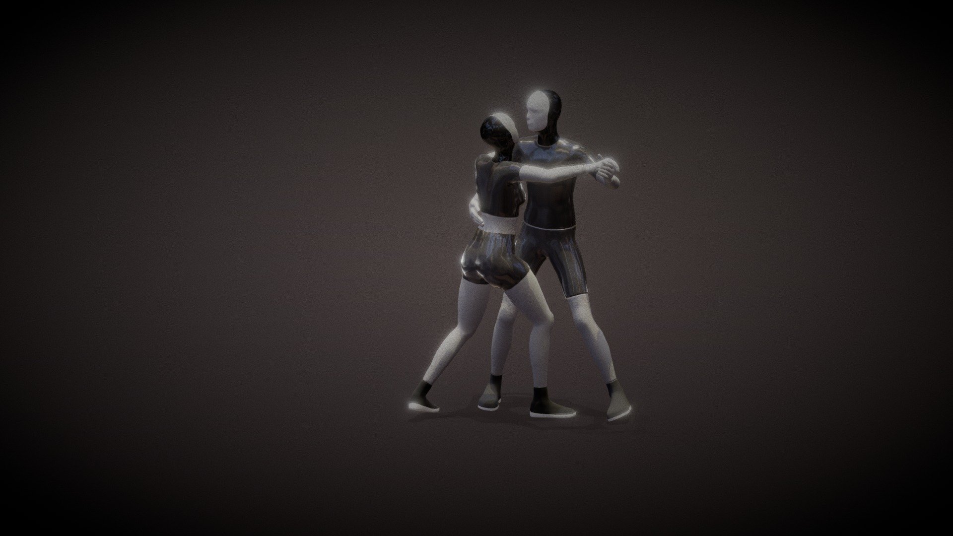 This is tech preview of the dance animation
.


Example of implementation: https://youtu.be/B_mG3wT3M6E
Pls, notice how the dance works in loop, hits the music beat and how realistic it is.

.

Information:




seamless loop

loop duration (at 60 fps) - 1473 frm (24.5 sec)

dance tempo - 60 bpm

.

This package consists next FBX files:
1) Male role
2) Female role
3) Assembles scene (example of correct usage)
4) T-pose M
5) T-pose F
.




The animations of M/F roles are separated by 2 files to keep correct bones namings.

In the Assembled Scene - bones are renamed (M:/F: prefixes in the beginning) - just to fit 2 characters into 1 scene.


The characters bones are named according to UE5 naming convention.




the FBX files are saved in MotionBuilder 2013 version format



the characters are fully MB Characterized (in T-pose) and ready for Control Rig editing and/or re-targeting

in all A&amp;M cooperative dances (M-F / F-M-F) the Female base model is scaled up to 1.01 value to harmonize F-M relative heights)
 - A&M: Just Waltz (60 bpm): couple dance animation - Buy Royalty Free 3D model by MocapDancer 3d model