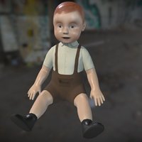 Haunted Baby Doll (new) baby, haunted, substancepainter, substance