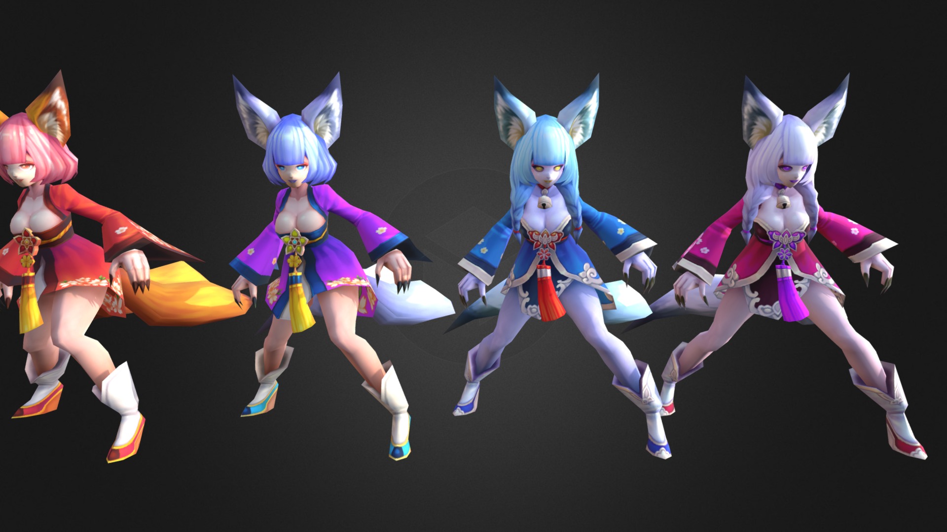 3D Character - Gumiho - 3D model by Hit (@sihalee74) 3d model