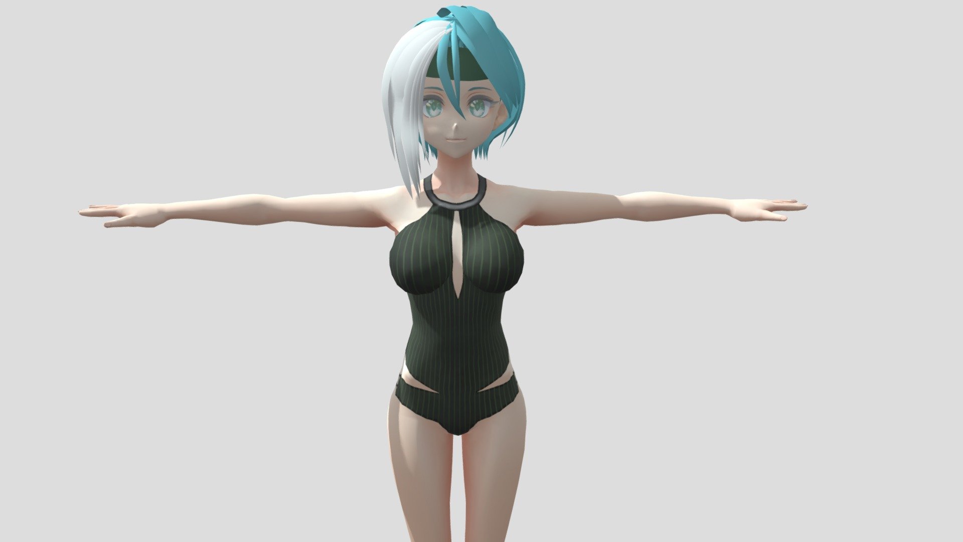 Model preview



This character model belongs to Japanese anime style, all models has been converted into fbx file using blender, users can add their favorite animations on mixamo website, then apply to unity versions above 2019



Character : Female001

Verts:14288

Tris:20204

Fourteen textures for the character



This package contains VRM files, which can make the character module more refined, please refer to the manual for details



▶Commercial use allowed

▶Forbid secondary sales



Welcome add my website to credit :

Sketchfab

Pixiv

VRoidHub
 - 【Anime Character】Female001 (Swimsuit/Unity 3D) - Buy Royalty Free 3D model by 3D動漫風角色屋 / 3D Anime Character Store (@alex94i60) 3d model