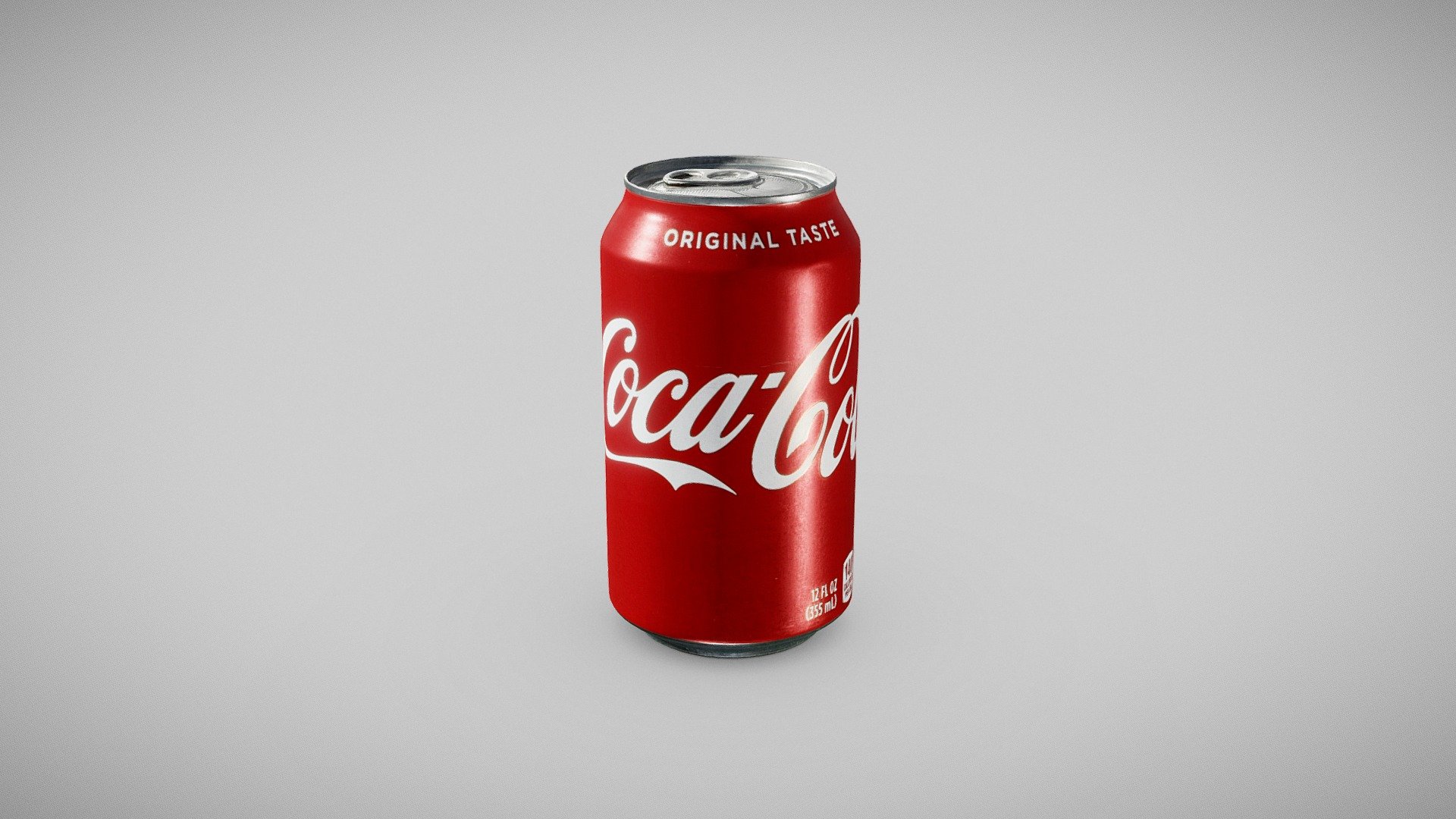 ** A Can of Coke **

Original Coca-Cola 355mL Can.

6.6 x 6.6 x 12.2 cm (108 micrometers per texel @ 2k)

Scanned using advanced technology developed by inciprocal Inc. that enables highly photo-realistic reproduction of real-world products in virtual environments. Our hardware and software technology combines advanced photometry, structured light, photogrammtery and light fields to capture and generate accurate material representations from tens of thousands of images targeting real-time and offline path-traced PBR compatible renderers.

Zip file includes low-poly OBJ mesh (in meters) with a set of 2k PBR textures compressed with lossless JPEG (no chroma sub-sampling) 3d model