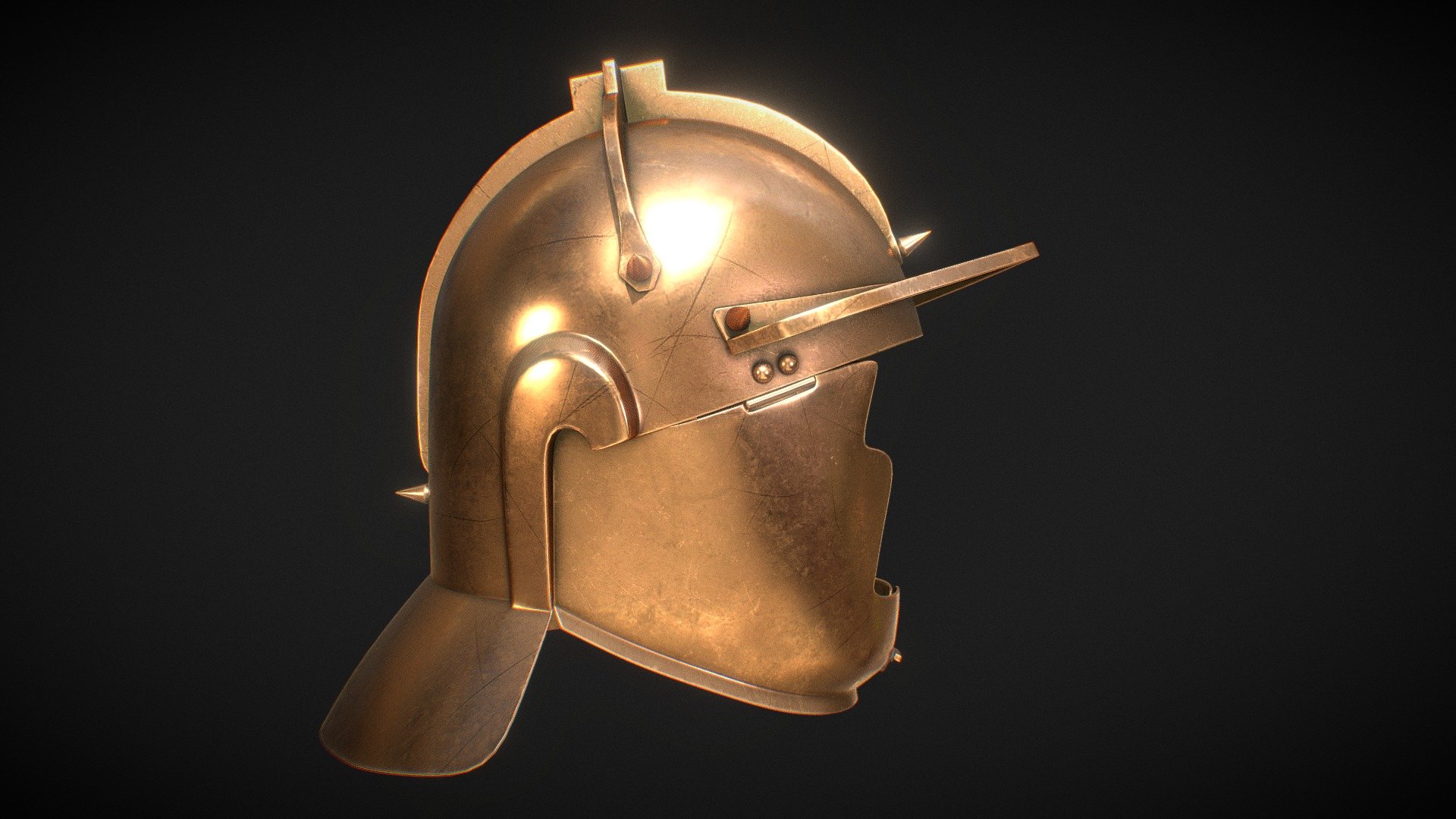 https://imperiumromanum.pl/en/curiosities/roman-helmet-from-2nd-century-ce/ - Sivac Helmet (Niederbieber) - 3D model by Davicolt 3d model