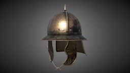 Ancient Bronze Helmet ancient, rpg, bronze, warrior, soldier, army, infantry, helmet, fantasy, war